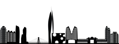 Seoul korea şehir manzarası