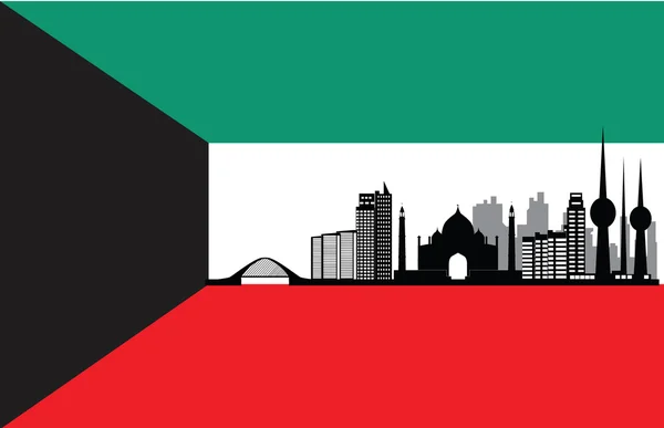 Kuwait skyline — Stock Photo, Image