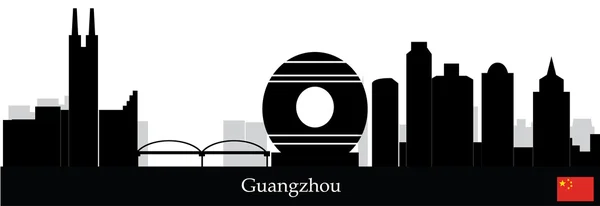 Στον ορίζοντα της πόλης Ghanghzou — Φωτογραφία Αρχείου