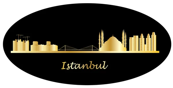 Skyline di Istanbul città — Foto Stock