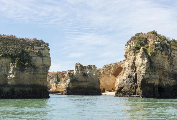 Rocas y acantilados en lagos porugal —  Fotos de Stock