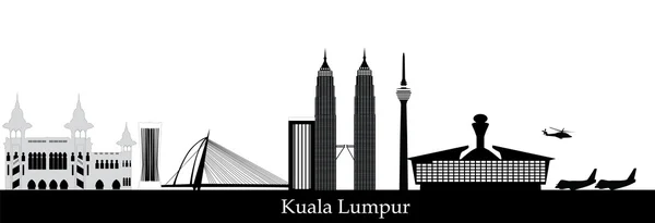 Kuala Lumpur skyline della città — Foto Stock