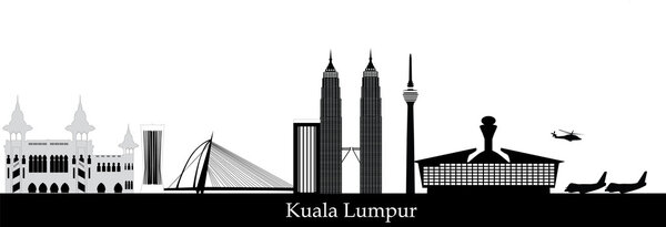 Kuala lumpur city skyline
