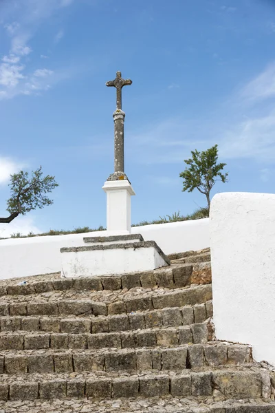 Cruz na igreja em Loule — Fotografia de Stock