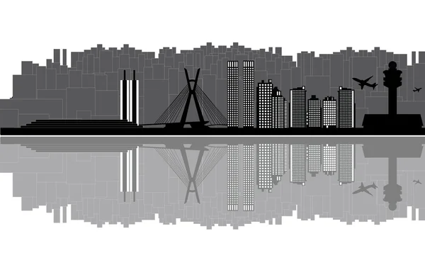 Sao paulo stad skyline — Stockfoto