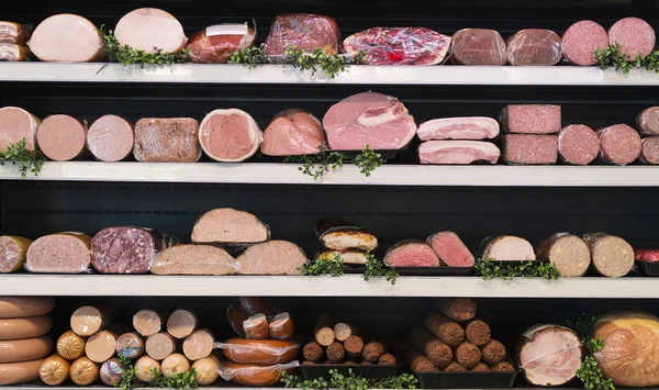 Meat in butcher — Stock Photo, Image