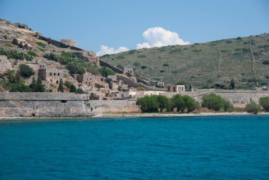 the island of spinalonga, the lepra island near crete in greece