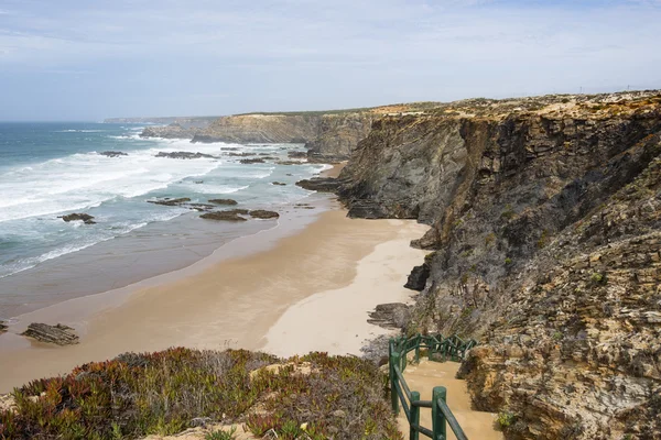 Océano salvaje en la costa protugal —  Fotos de Stock