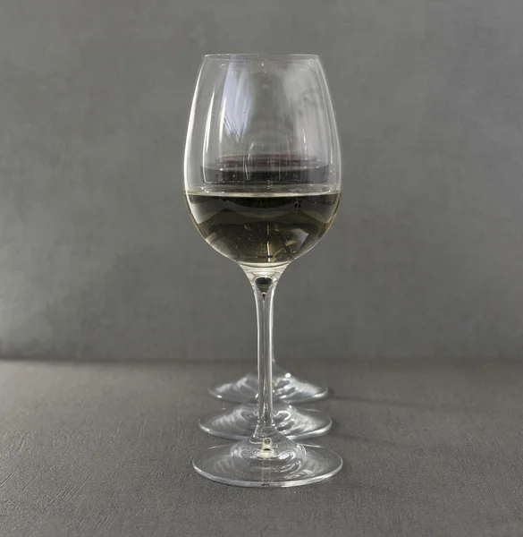 Tři sklenky vína — Stock fotografie