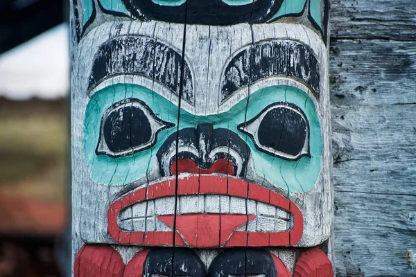 Klingit Totem Haines Alaska États Unis Amérique — Photo