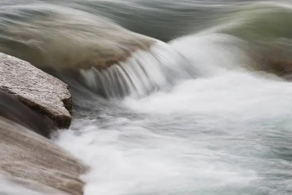 Water Flowing Rocks Waterfall Whitehorse Yukon Canada — Stock Photo, Image