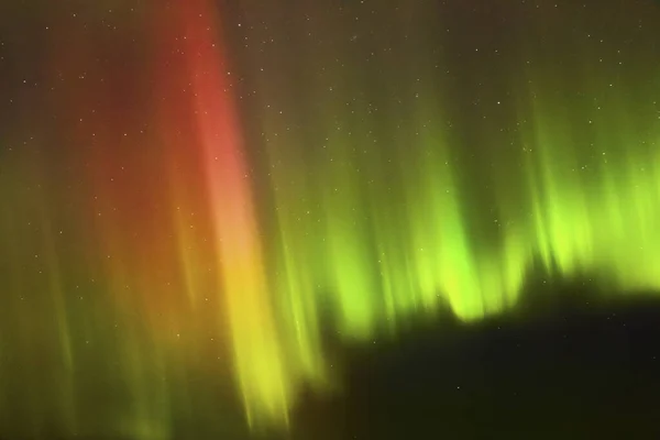 Aurores Boréales Dans Ciel Dessus Sentier Côtier Tony Knowles Alaska — Photo