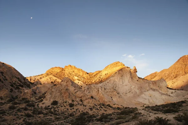 Desert Mountains Sunset Mendoza Αργεντινή — Φωτογραφία Αρχείου