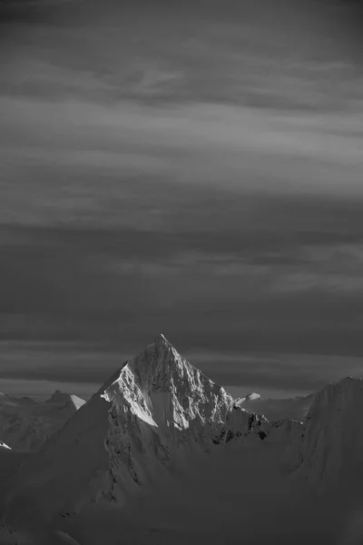 Mountain Peak Illuminated Sunlight Haines Aljaška Spojené Státy Americké — Stock fotografie