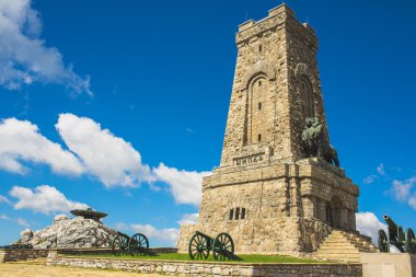 Bulgaristan Anıtı shipka görünümü.