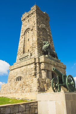 Bulgaristan Anıtı shipka görünümü.