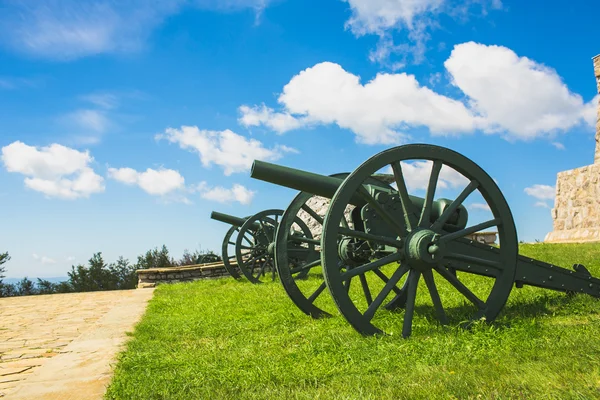 Shipka Pass Freedom Cannone monumento — Foto Stock