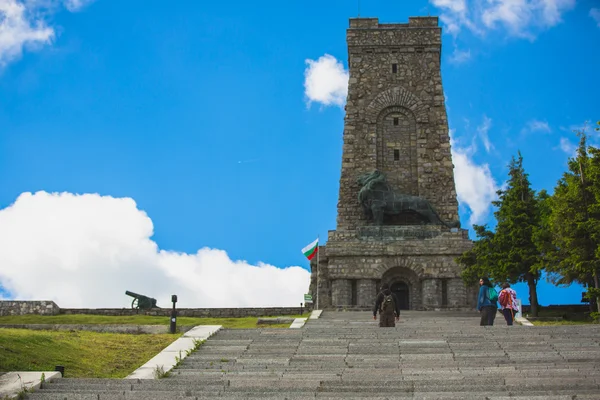 Denkmal Shipka Ansicht in Bulgarien. — Stockfoto