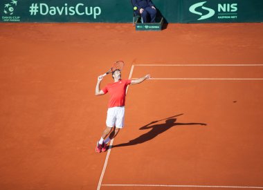 Nenad Zimonjić Davis Cup, Belgrad, Sırbistan 16 Temmuz 2016