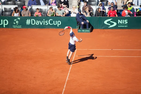Jamie Murray på Davis Cup, Belgrad 16 juli 2016 — Stockfoto