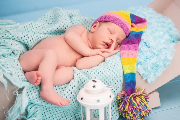 Retrato del bebé recién nacido dormido —  Fotos de Stock