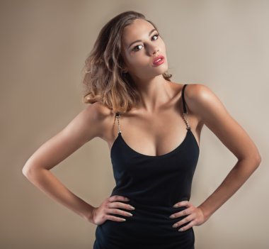 Güzel model portre Studio