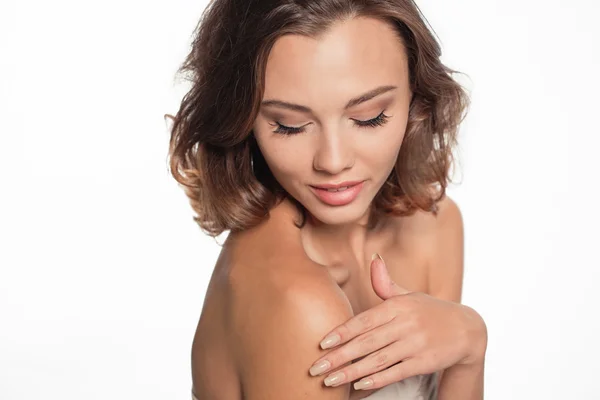 Beautiful model portrait in studio — Stock Photo, Image