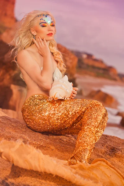 Ritratto sirena — Foto Stock