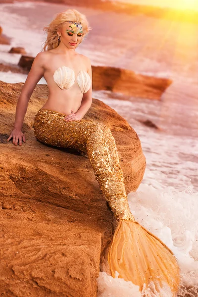 Retrato de sirena — Foto de Stock