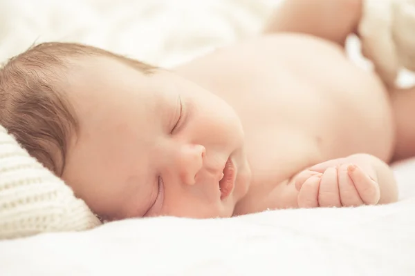 Sleeping infant boy — Stock Photo, Image