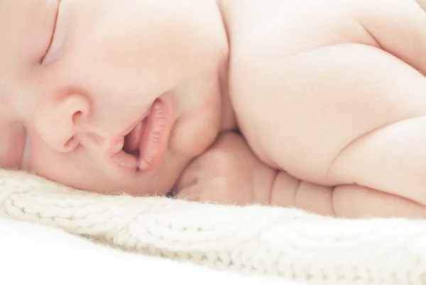 Sleeping infant boy — Stock Photo, Image