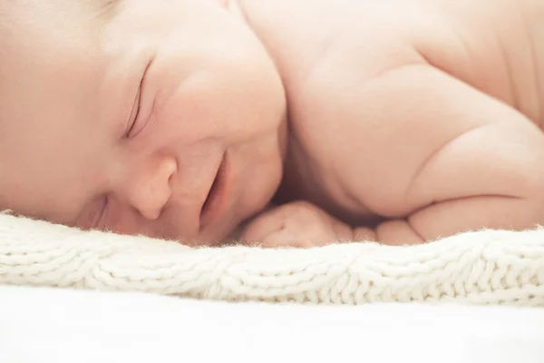 Sleeping infant boy — Stock Photo, Image