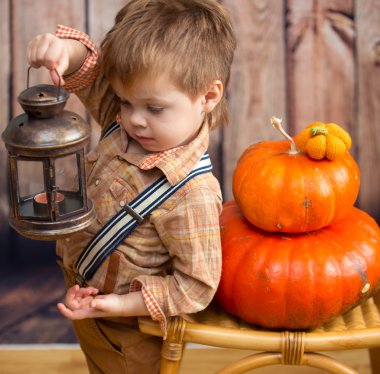 Kabak ile küçük çocuk