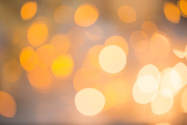 Gold christmas lights background — Stock Photo, Image