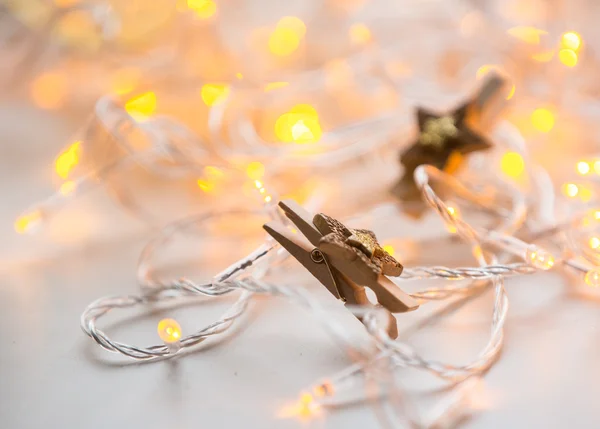 Décoration lumières de Noël — Photo