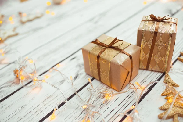 Navidad regalos cajas — Foto de Stock