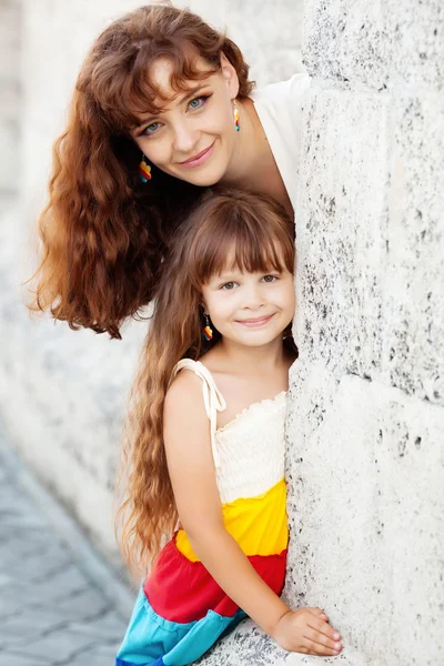 Mather con figlia — Foto Stock