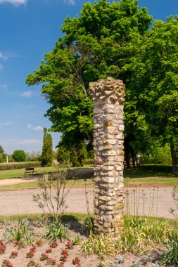 Macaristan 'daki Gorsium Arkeoloji Parkının Roma kalıntıları