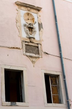 Hırvatistan 'da Adriyatik Denizi' nde Zadar Caddesi