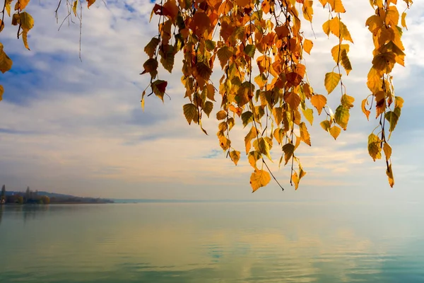 Porto Balatonkenese Lago Balaton Hungria Outono — Fotografia de Stock