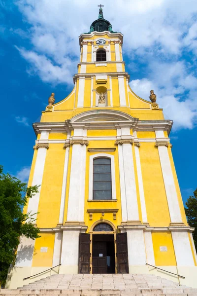 Katholieke Kerk King Bela Straat Van Szekszard Hongarije — Stockfoto