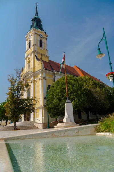 Église Catholique Dans Rue King Bela Szekszard Hongrie — Photo