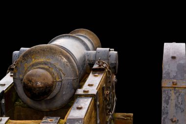 Macaristan 'daki Szigliget Kalesi' nde top.