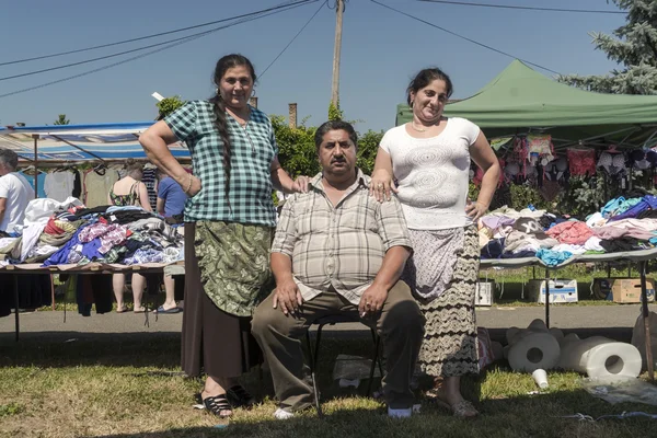 Mercado en Dombovar — Foto de Stock