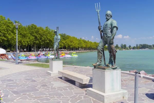 Hafen von Balatonfüred — Stockfoto