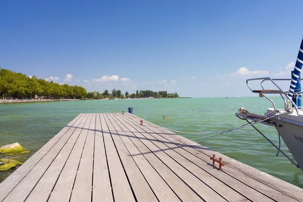 Hafen von Balatonfüred — Stockfoto