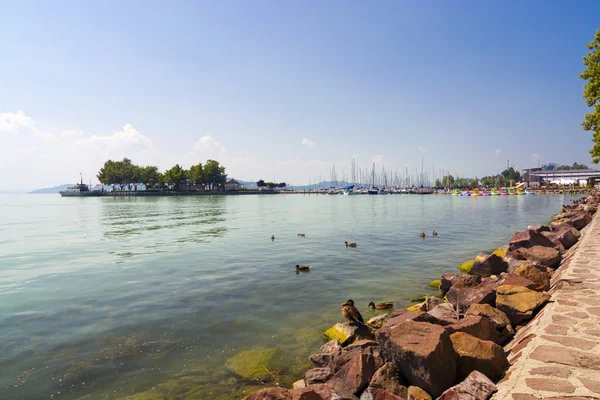 Strand-Balatonfüred — Stock Fotó