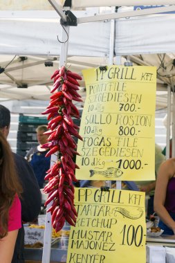 Balık menü bir Macar Festivali