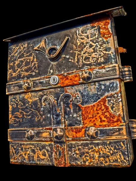 Paslı eski posta kutusu — Stok fotoğraf