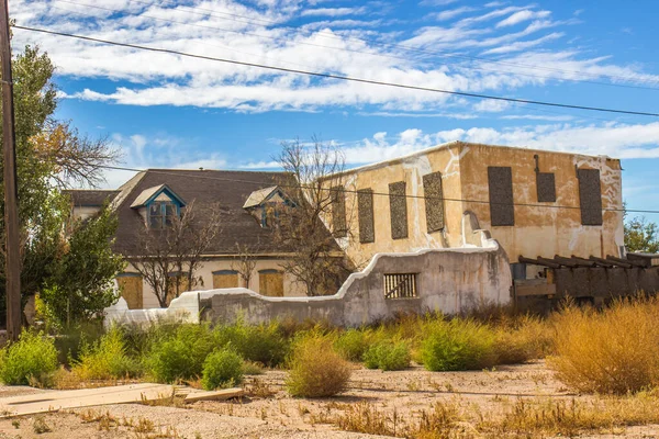 Edificios Residenciales Inhabitables Abandonados Dos Pisos — Foto de Stock